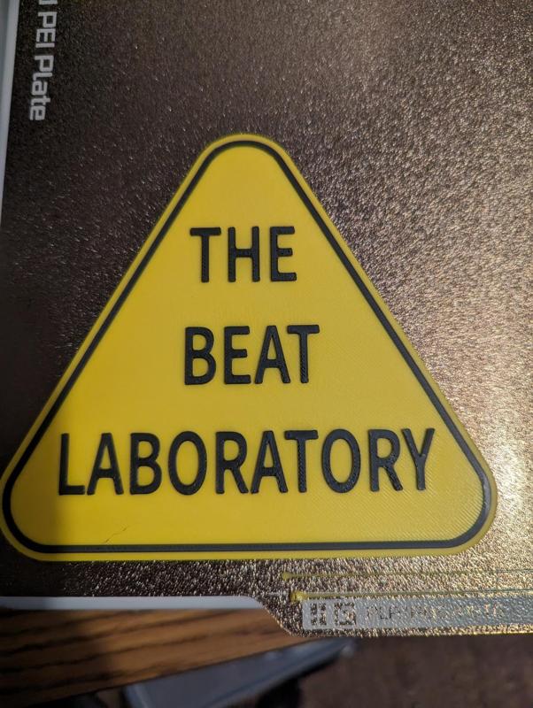 The Beat Laboratory Sign