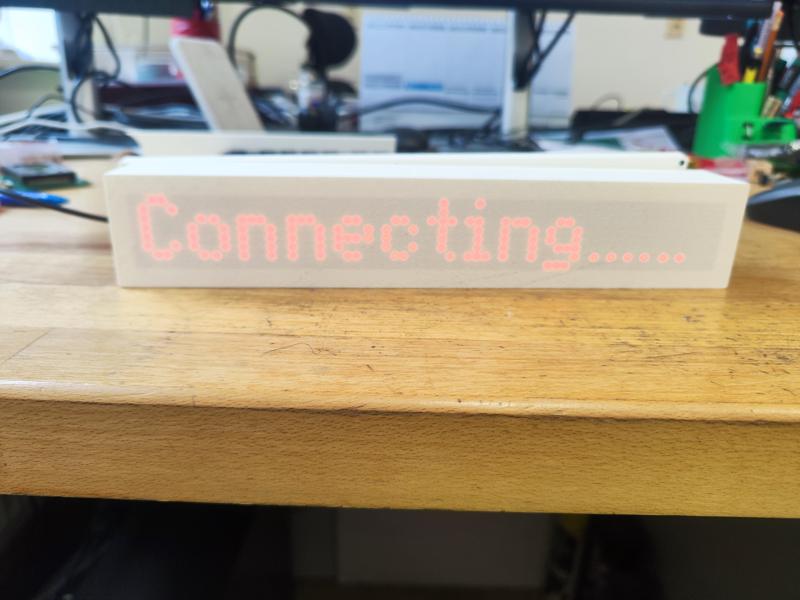 Case for matrix led MAX7219