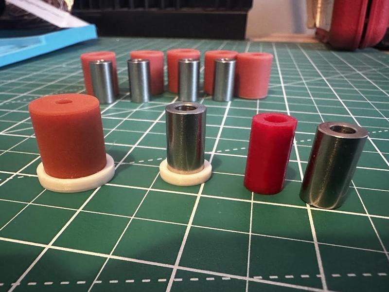 Anycubic Silicone Mod & Bed Spacer Mod , Parametric Shims and Spacers for Kobra 2 Max , Pro , Neo , Plus