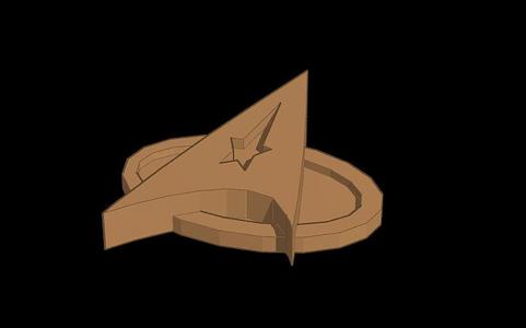 star trek badge (delta insignia)