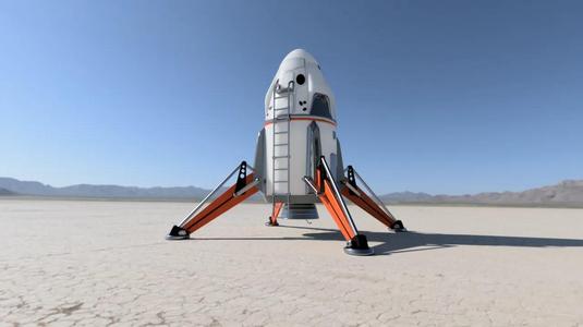 SpaceX Lander in diffrent parts