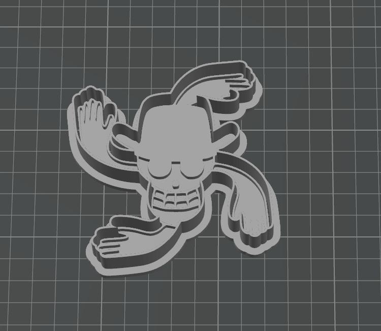 One Piece Robin Pirate Cookie Cutter Flag