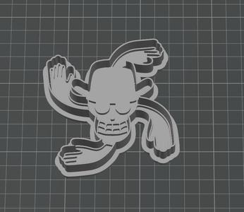 One Piece Robin Pirate Cookie Cutter Flag