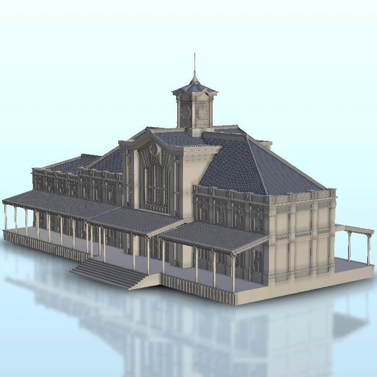 Retro train station 12 - Modern WW2 WW1