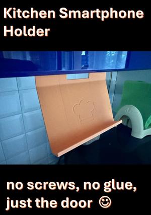 Kitchen Smartphone Holder Hanger