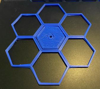 Hex Based War Game Grid + Mini Base ALPHA