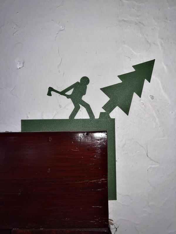 Christmas Tree Door Corner Sign