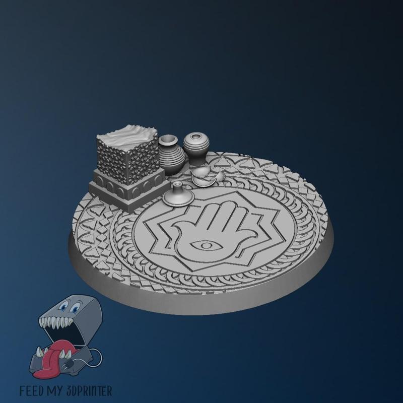 50 mm round arabian nights base