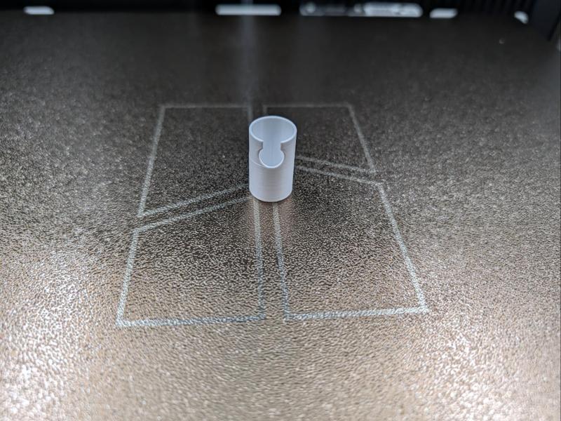 PVC window hinge cap