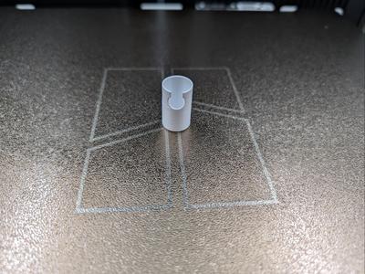 PVC window hinge cap
