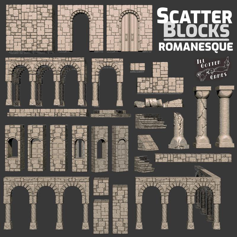 ScatterBlocks: Romanesque