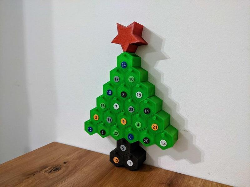 Adventní kalendář stromeček