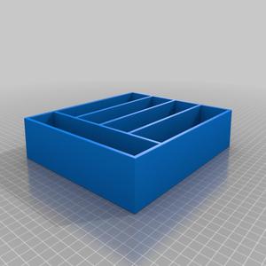 Drill bits sorting boxes