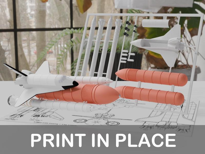 Spaceshuttle- Kit Card