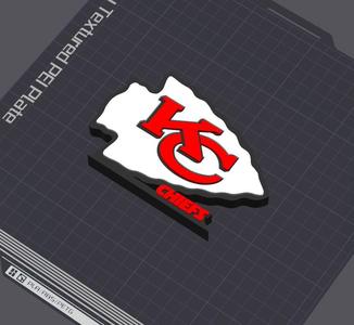 Kansas City Chiefs Logo Table Stand