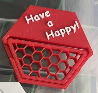 Foldable Honeycomb Phone Stand - Remix