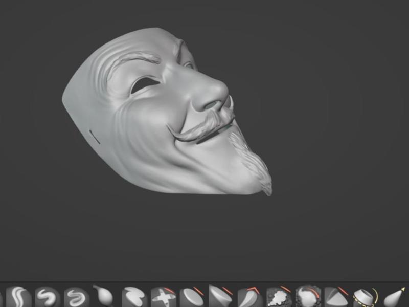 Guy Fawkes - V for Vendetta -Mask