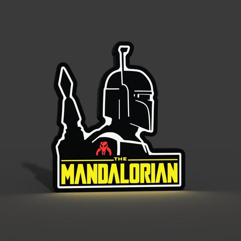 The Mandalorian Lightbox LED Lamp