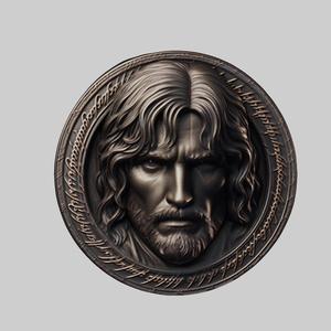Peregrin Took Lord of Rings Medallion for CNC Router Laser & 3D Printer