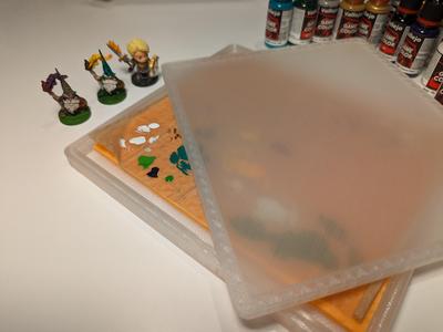 Simple Wet Palette for Miniature Painting