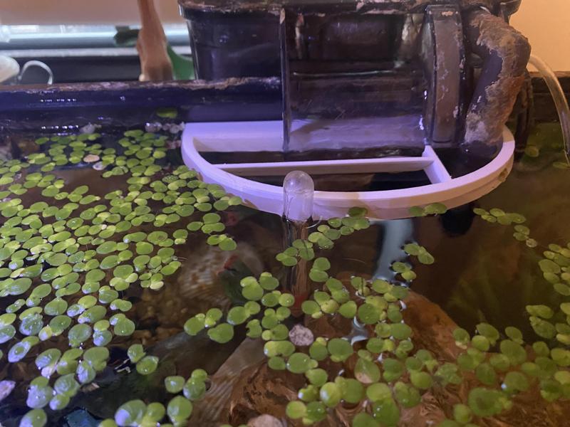 Fish Tank Waterfall Filter Buffer-Works For Most Waterfall Filters