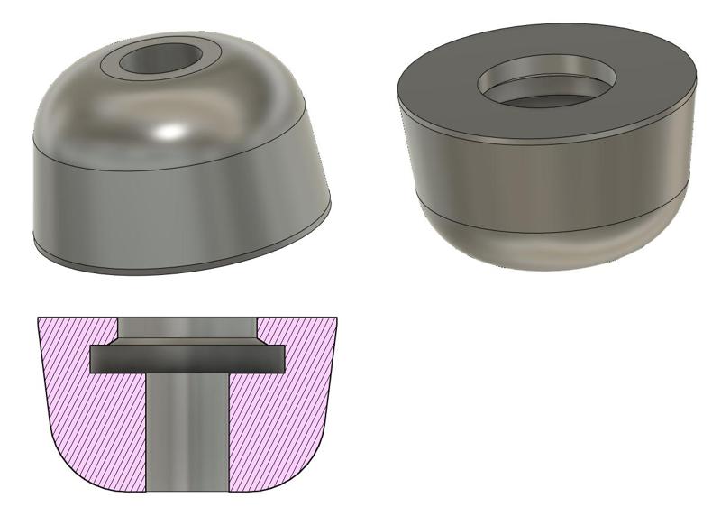 Doraz 5. dveří Octavia 2 combi