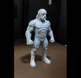 Hulk Hogan - Lowpoly