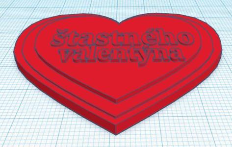 valentýncké srdce (valentine's day hearth)