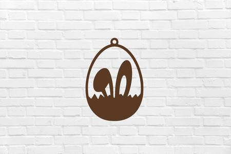 EASTER WALL DECORATION rabbit