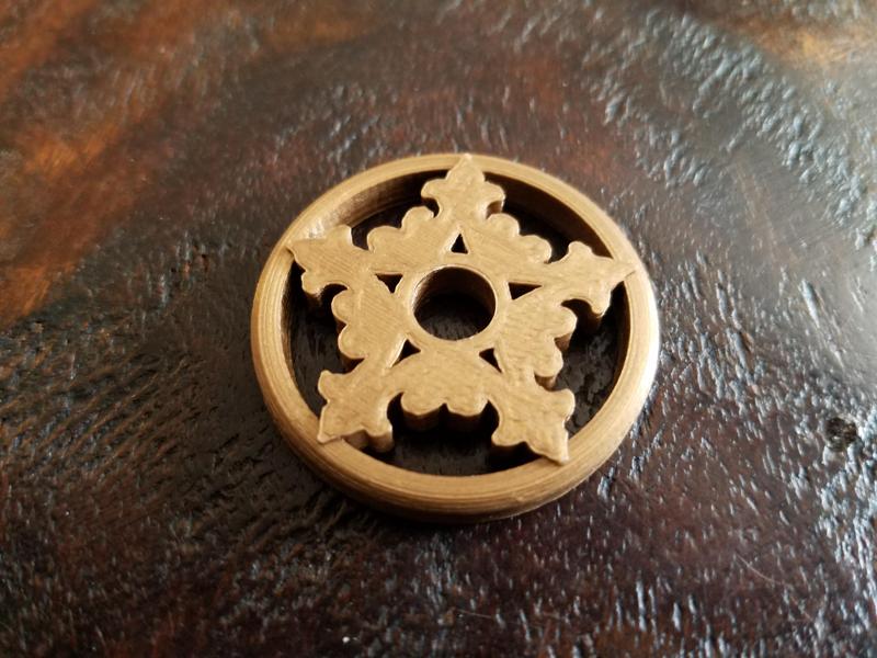 Magic Snowflake 45 RPM Adapter Version 2