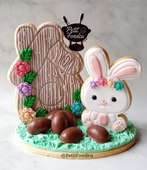 Easter bunny 3D cookie cutters
