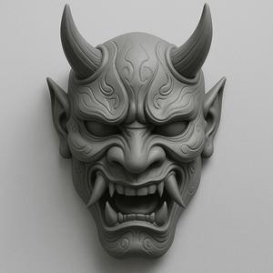 Anime Demon Mask