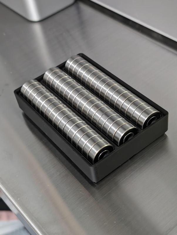 Gridfinity 608 Bearing Tray (48 bearings)
