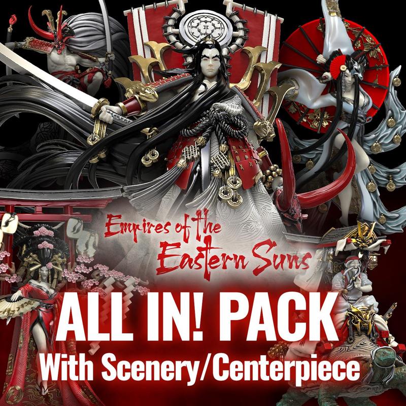 Empires of the Eastern Suns All in Pack (with scenery/Centerpiece)