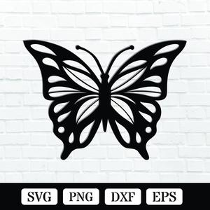 Butterfly Metal Wall Art Laser Cut SVG