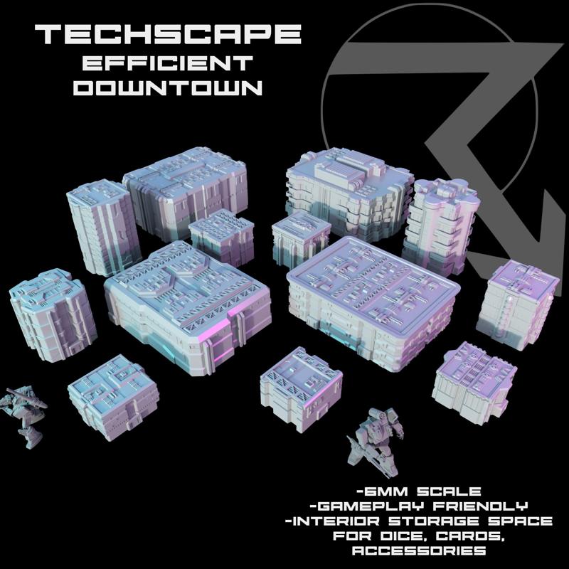 TECHSCAPE - 6mm - Efficient Downtown (FREE)