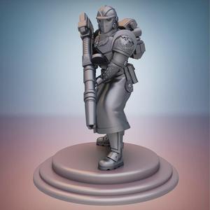 Sanctus Manipulus. Heavy Blaster Cannon specialist and ammo bearer.