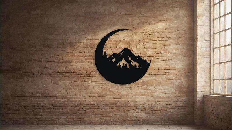 Mountain Silhouette Wall Art