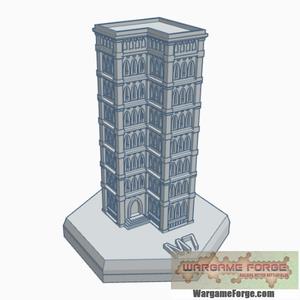 Gothic Building 38 Hex Map Scale HMSG038