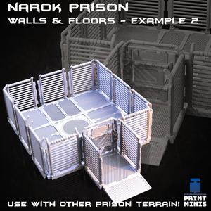 Prison Walls and Floors Kit - Narok Prison Collection