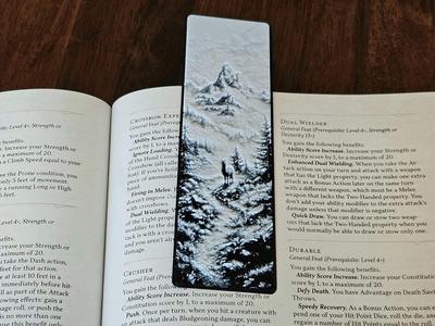 Distant Alpaca Bookmark