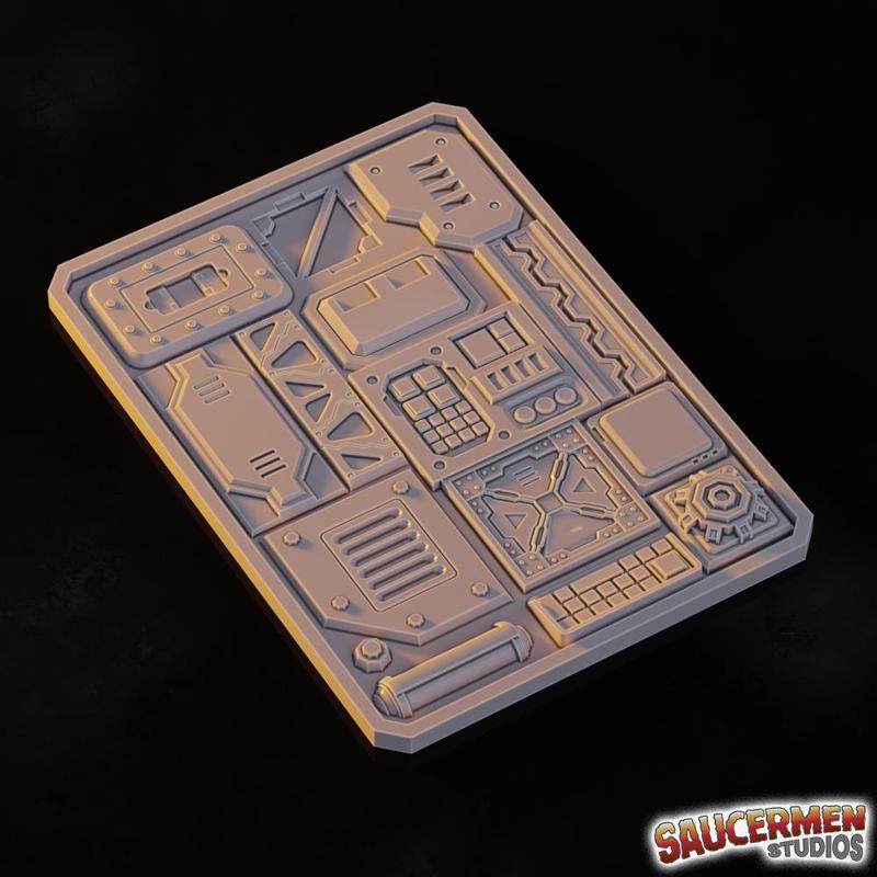 Texture Palette: Sci-fi Plating