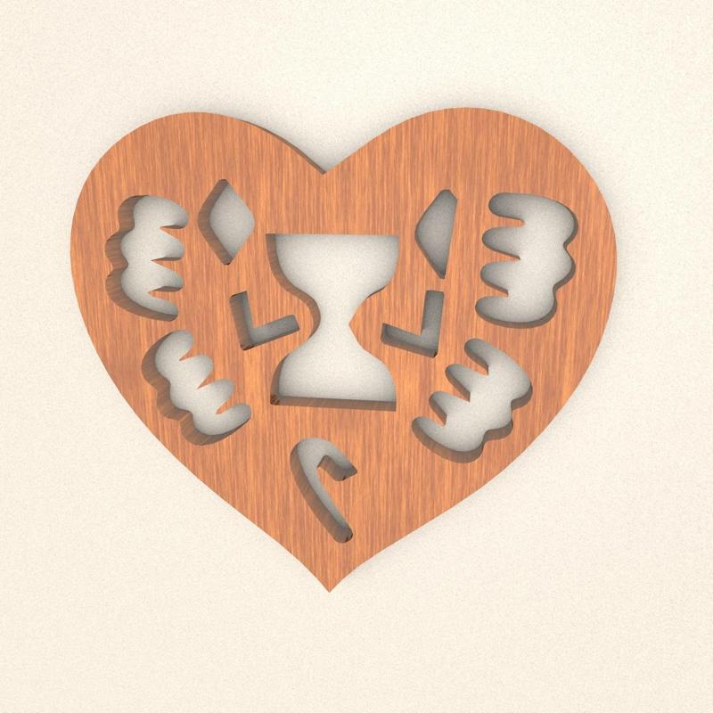Heart Wall Decoration WAELLISH19