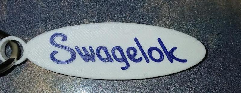 Simple Keychain Swagelok with AMS