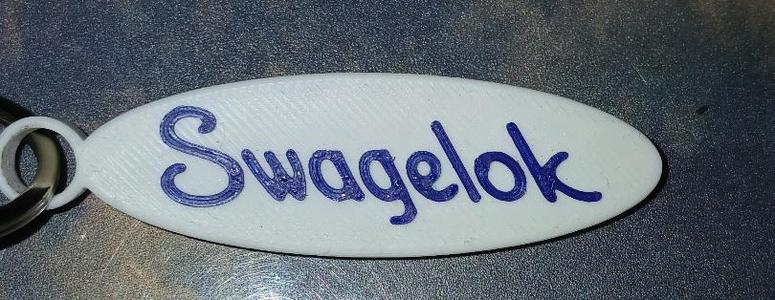 Simple Keychain Swagelok with AMS
