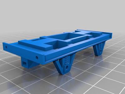 Oo gauge railway wagon chassis