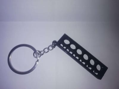 Car gasket keychain