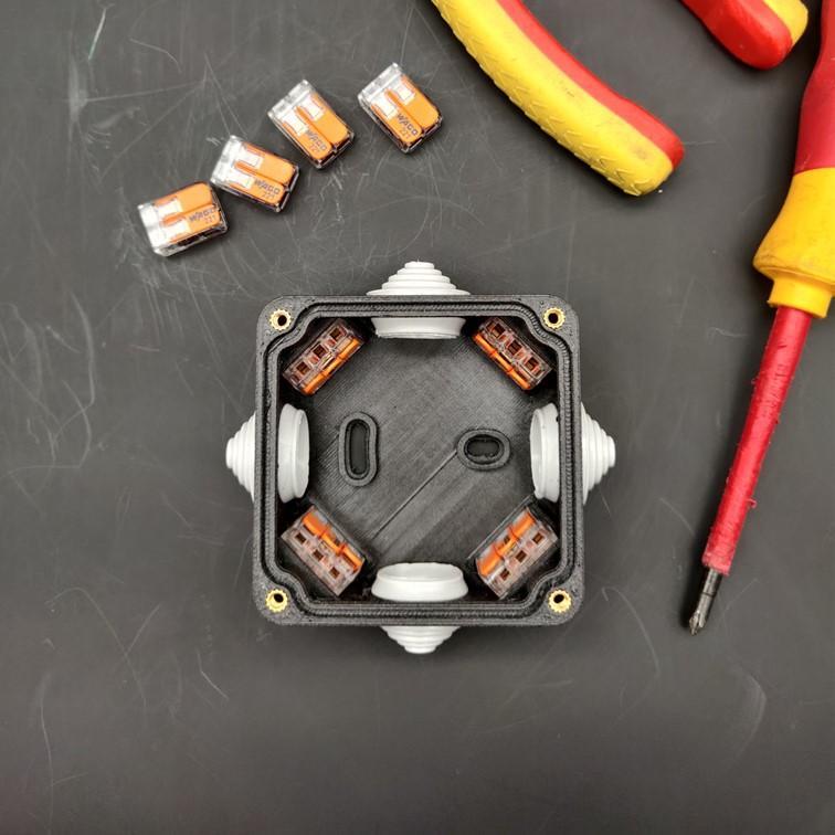 4way Electrical junction enclosure  for Wago connectors