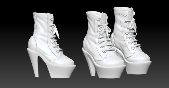 Boots 3D print model