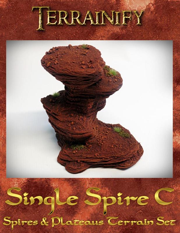 Single Spire C: Spires and Plateaus Terrain Set